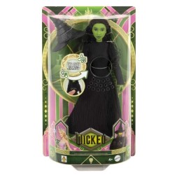 Mattel-Wicked-Poupée Elphaba chantante avec habillages et accessoires