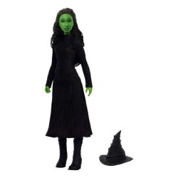 Mattel-Wicked-Poupée Elphaba chantante avec habillages et accessoires