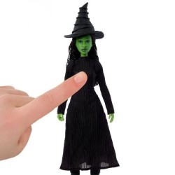 Mattel-Wicked-Poupée Elphaba chantante avec habillages et accessoires