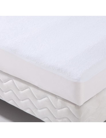 Alese forme housse imperméable Transalese éponge 100% coton - 120 x 190 cm - Blanc