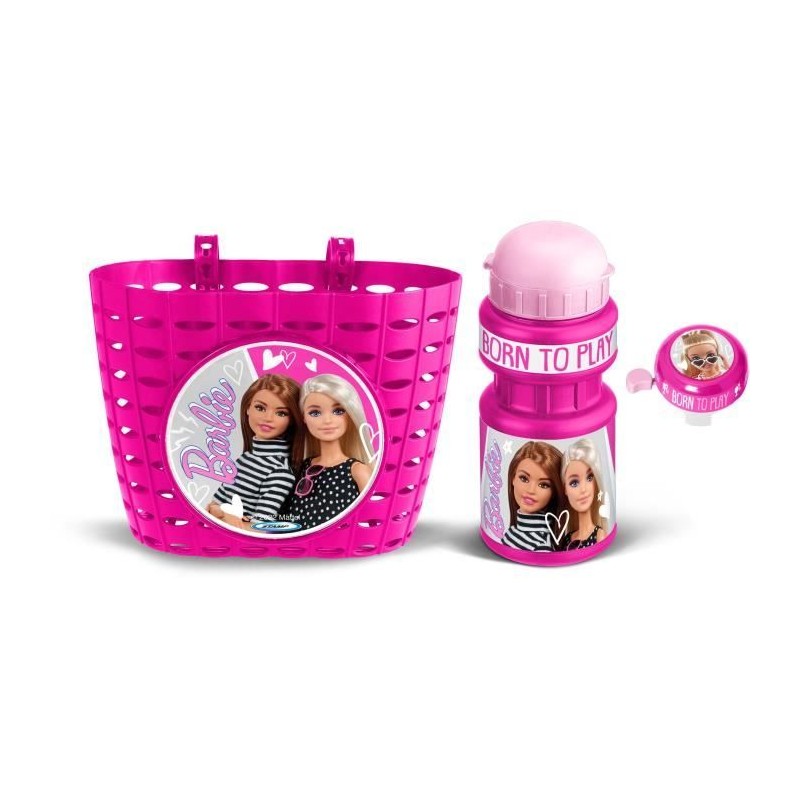 Set ludique comprenant une Corbeille + un bidon + une sonnette - MATTE Set ludique comprenant une Corbeille + un bidon + une sonnette - MATTE