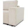 Canapé droit convertible 3 places JOSH - velours côtelé beige - Cof