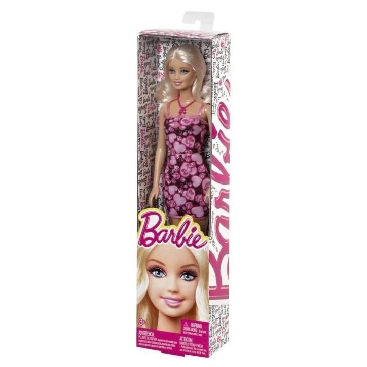 Barbie - Barbie Chic (modele aléatoire) - Poup?e Mannequin - 3 ans et + - Barbie - T7439 Barbie - Barbie Chic (modele aléatoire) - Poup?e Mannequin - 3 ans et + - Barbie - T7439