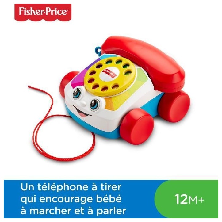 Fisher-Price - Le Téléphone Animé - Jouet d'éveil - 12 mois et + FGW66 Fisher-Price - Le Téléphone Animé - Jouet d'éveil - 12 mois et + FGW66