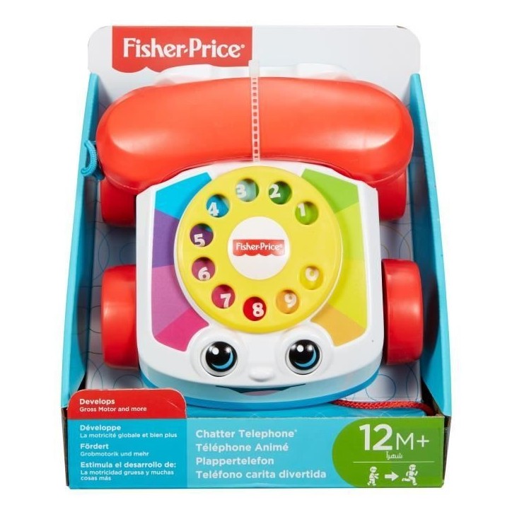 Fisher-Price - Le Téléphone Animé - Jouet d'éveil - 12 mois et + FGW66 Fisher-Price - Le Téléphone Animé - Jouet d'éveil - 12 mois et + FGW66