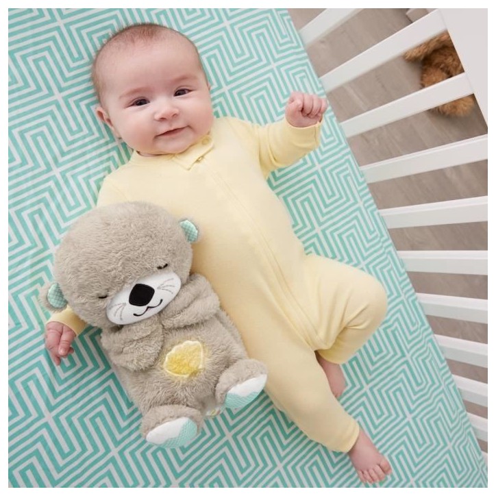 Fisher-Price - Ma Loutre Câlins Bonne Nuit - Peluche Veilleuse Bébé Musicale et Lumineuse - Jouet d'Eveil - Des la naissance Fisher-Price - Ma Loutre Câlins Bonne Nuit - Peluche Veilleuse Bébé Musicale et Lumineuse - Jouet d'Eveil - Des la naissance