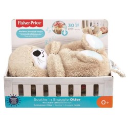 Fisher-Price - Ma Loutre Câlins Bonne Nuit - Peluche Veilleuse Bébé