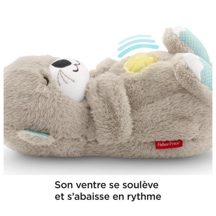 Fisher-Price - Ma Loutre Câlins Bonne Nuit - Peluche Veilleuse Bébé Musicale et Lumineuse - Jouet d'Eveil - Des la naissance Fisher-Price - Ma Loutre Câlins Bonne Nuit - Peluche Veilleuse Bébé Musicale et Lumineuse - Jouet d'Eveil - Des la naissance