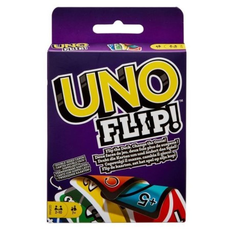 Mattel Games - Uno Flip Side - Jeu de cartes Familles - 7 ans et + GDR