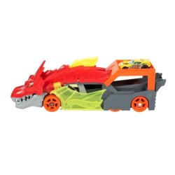 Hot Wheels City - Transporteur Dragon Lanceur 2-en-1 - Camion / Petite