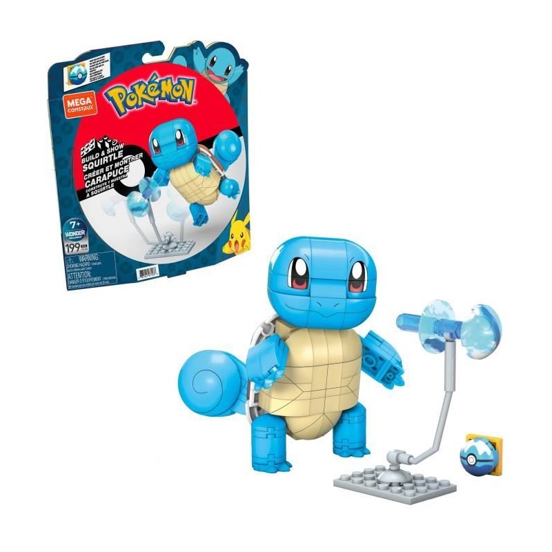 Mega Construx - Pokémon Carapuce a Construire - Jeu de construction -