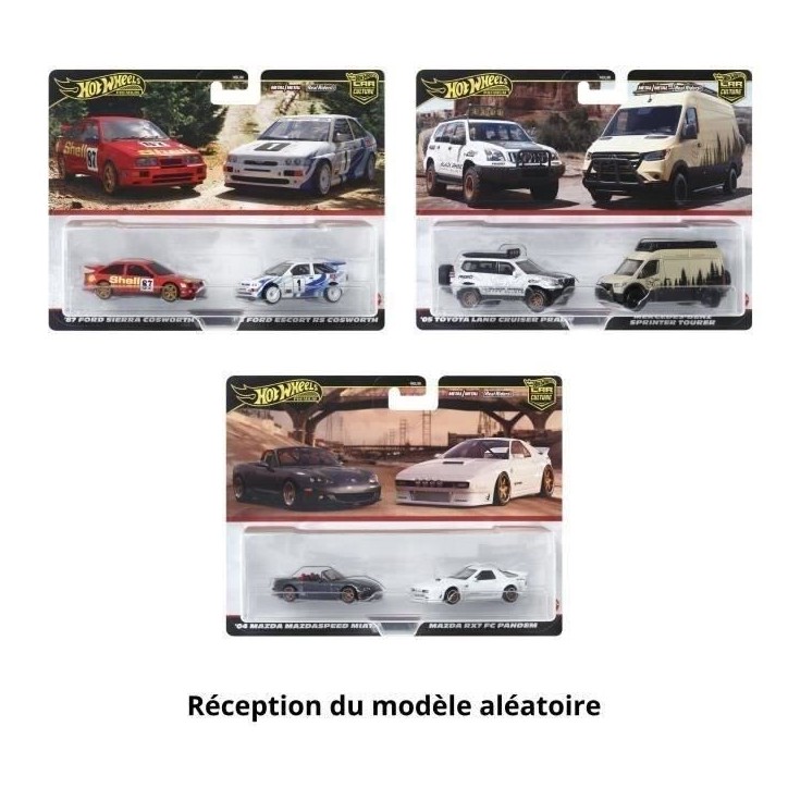 Hot Wheels-Car Culture-Coffret Premium 2 véhicules HBL96 Hot Wheels-Car Culture-Coffret Premium 2 véhicules HBL96