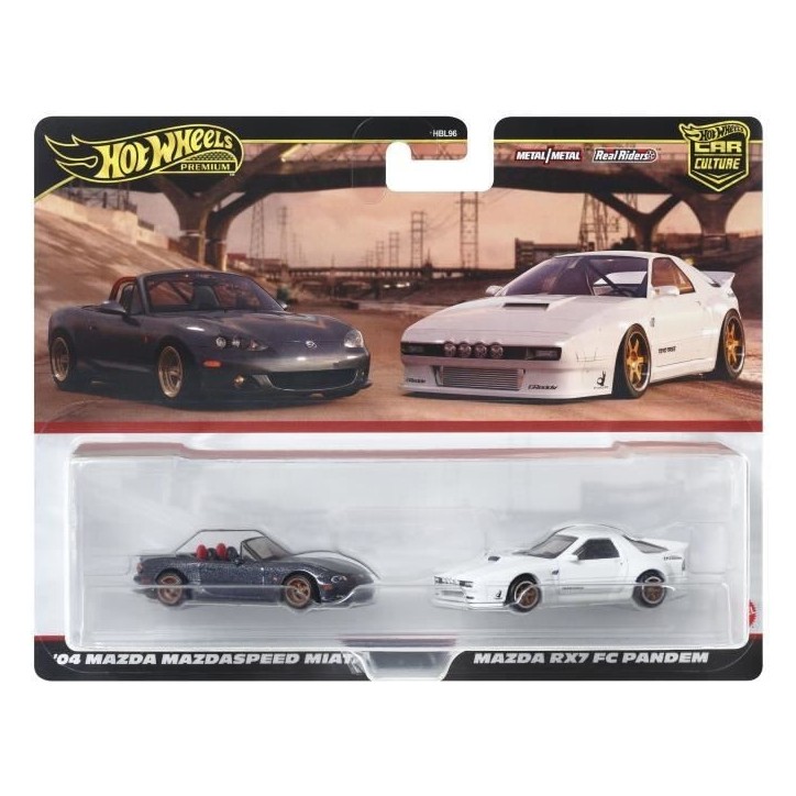 Hot Wheels-Car Culture-Coffret Premium 2 véhicules HBL96 Hot Wheels-Car Culture-Coffret Premium 2 véhicules HBL96