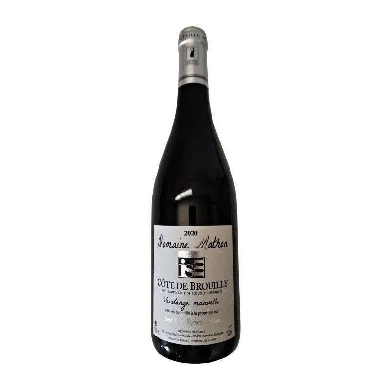 Domaine Mathon 2022 Brouilly - Vin rouge du Beaujolais Domaine Mathon 2022 Brouilly - Vin rouge du Beaujolais