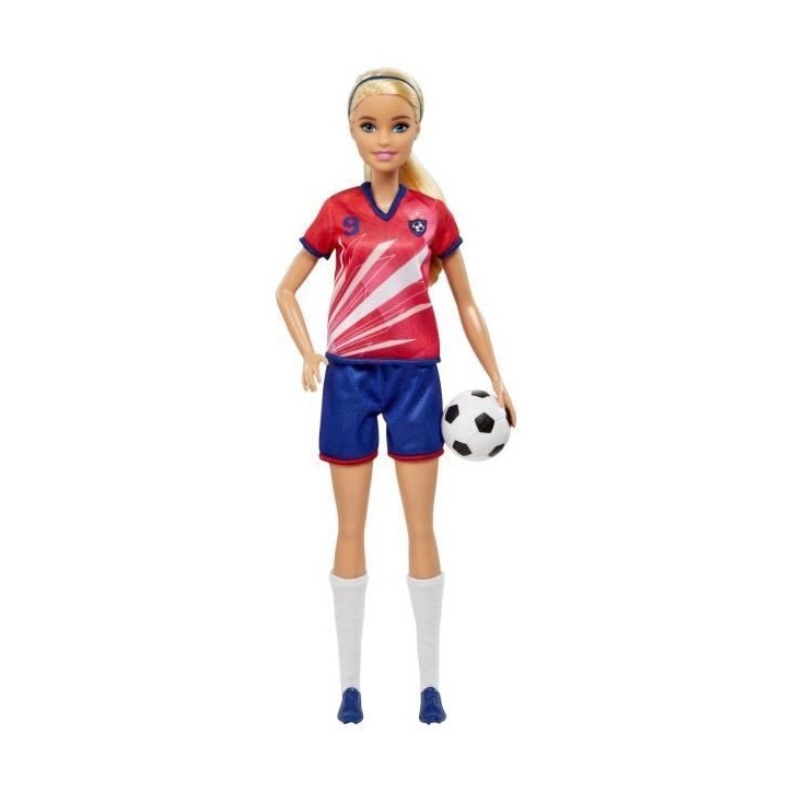 Barbie - Barbie Footballeuse - Poupée Mannequin - Des 3 ans