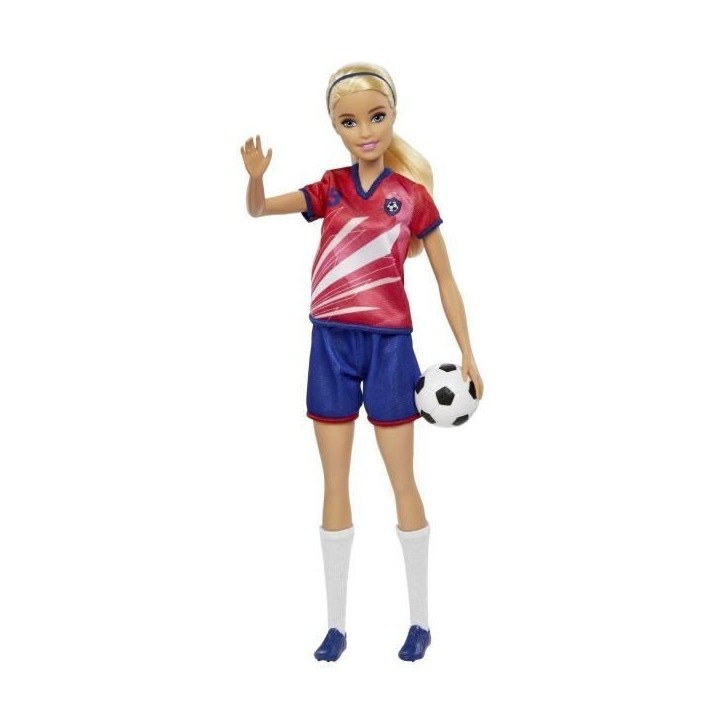 Barbie - Barbie Footballeuse - Poupée Mannequin - Des 3 ans
