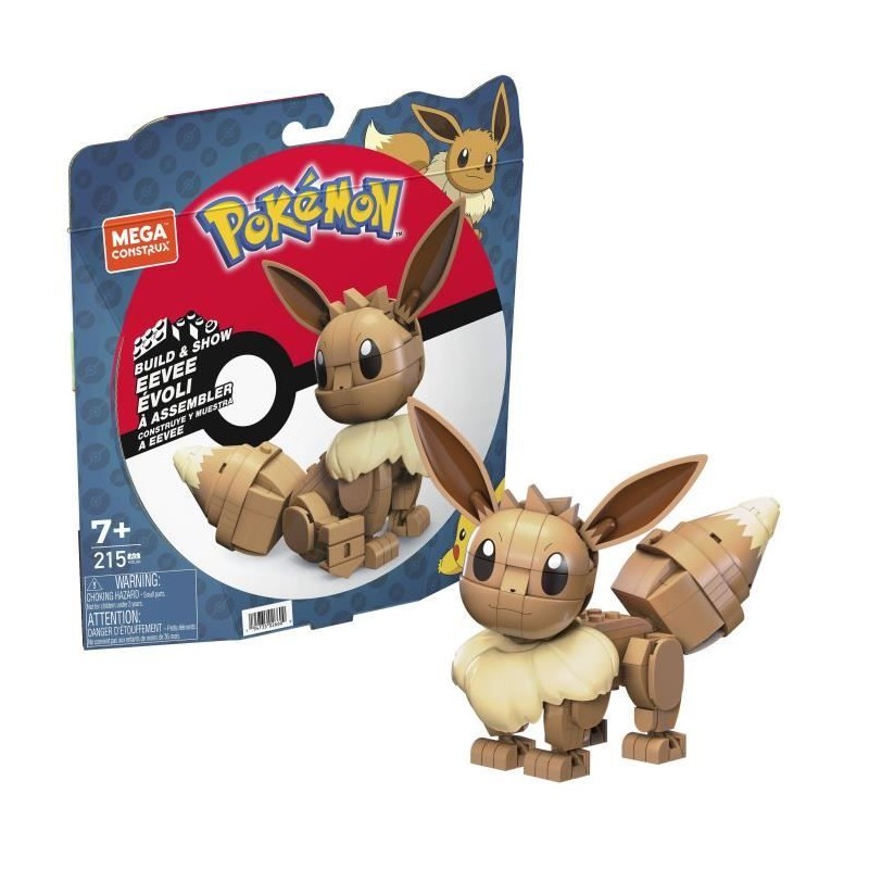 Mega Construx - Pokemon Evoli a assembler - Briques de construction - Mega Construx - Pokemon Evoli a assembler - Briques de construction -