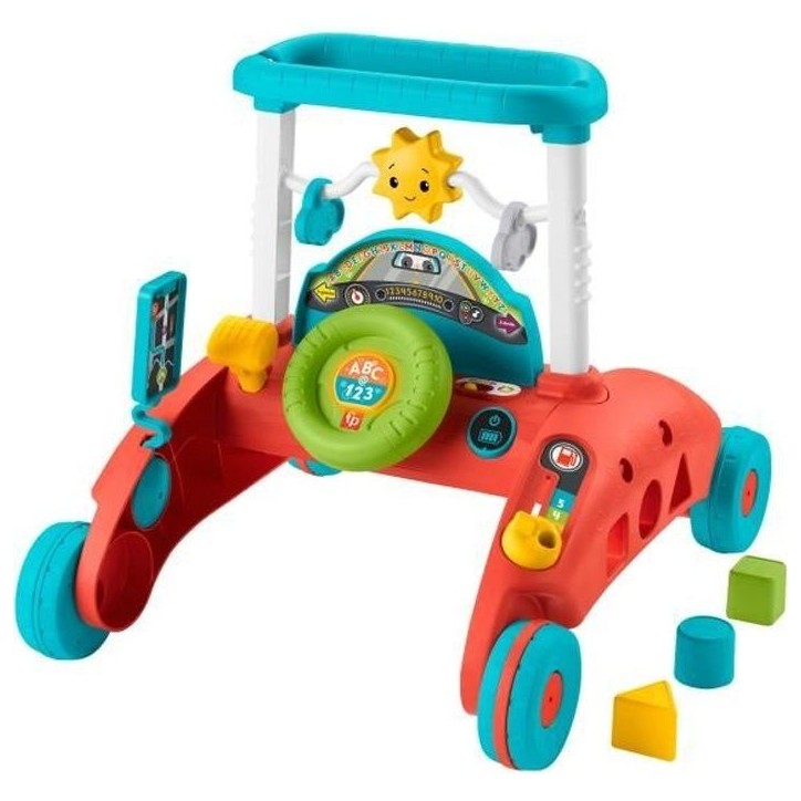 Fisher-Price-Trotteur a 2 côtés Rythme Stable et Régulier HJP43 Fisher-Price-Trotteur a 2 côtés Rythme Stable et Régulier HJP43