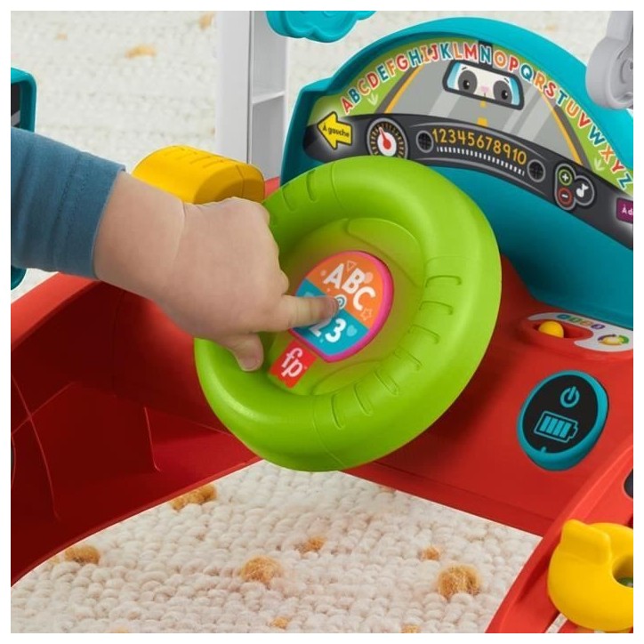 Fisher-Price-Trotteur a 2 côtés Rythme Stable et Régulier HJP43 Fisher-Price-Trotteur a 2 côtés Rythme Stable et Régulier HJP43