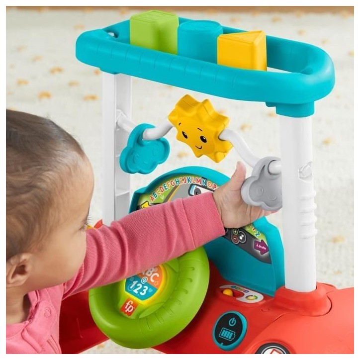 Fisher-Price-Trotteur a 2 côtés Rythme Stable et Régulier HJP43 Fisher-Price-Trotteur a 2 côtés Rythme Stable et Régulier HJP43