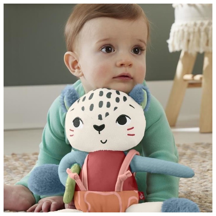 Fisher-Price-Uncia, mon Léopard des Neiges-Jouet d'éveil pour bébé HKD64 Fisher-Price-Uncia, mon Léopard des Neiges-Jouet d'éveil pour bébé HKD64