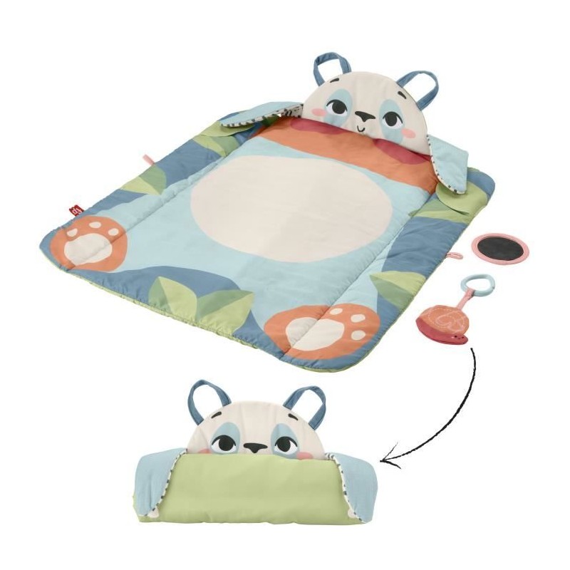 Fisher-Price-Panda a Rouler-Tapis d'éveil avec 2 jouets HKD65 Fisher-Price-Panda a Rouler-Tapis d'éveil avec 2 jouets HKD65