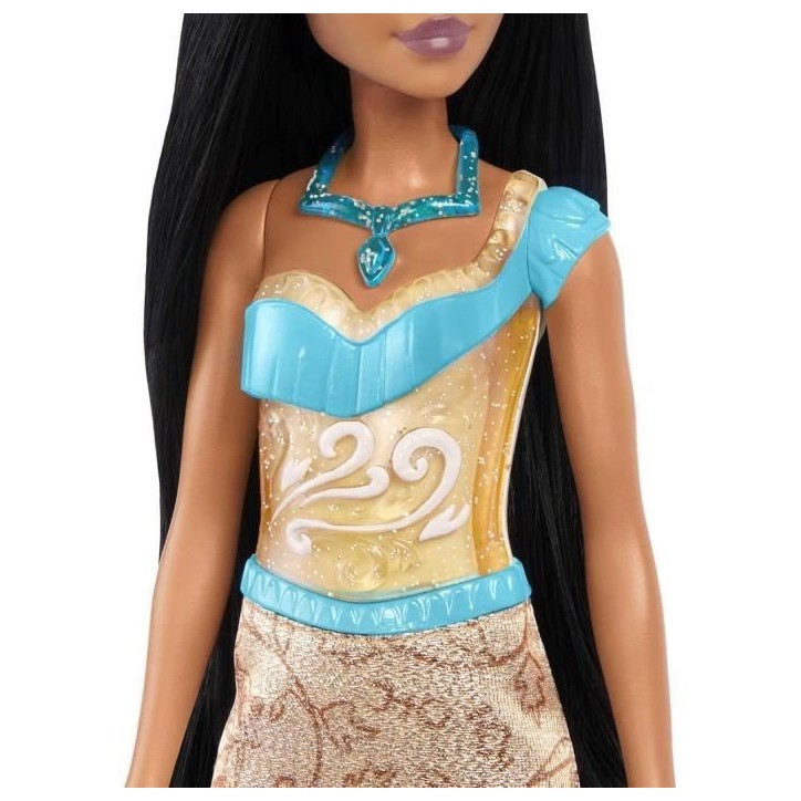 Pocahontas Poupée 29 cm, Mattel Poupée Disney Princesses habillage et accessoires HLW07 Pocahontas Poupée 29 cm, Mattel Poupée Disney Princesses habillage et accessoires HLW07