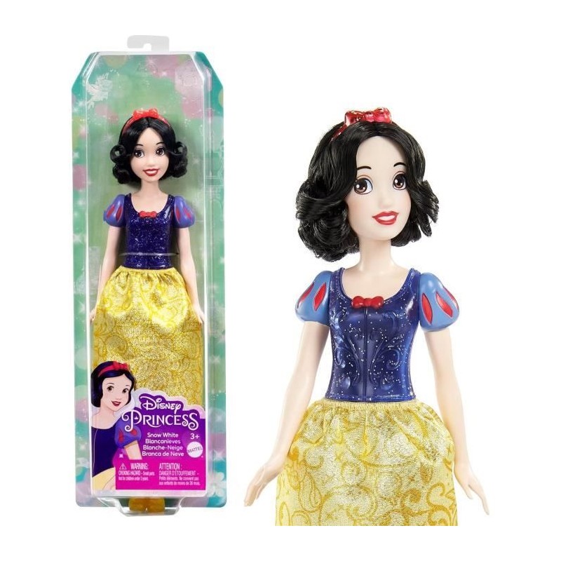 Blanche-Neige Poupée 29 cm, Mattel Poupée Disney Princesses habillag Blanche-Neige Poupée 29 cm, Mattel Poupée Disney Princesses habillag