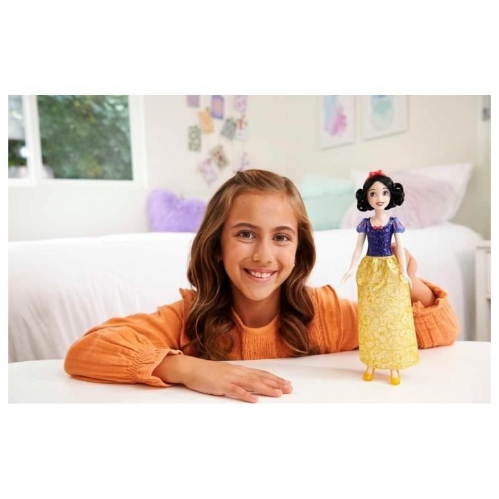 Blanche-Neige Poupée 29 cm, Mattel Poupée Disney Princesses habillage, accessoires HLW08 Blanche-Neige Poupée 29 cm, Mattel Poupée Disney Princesses habillage, accessoires HLW08
