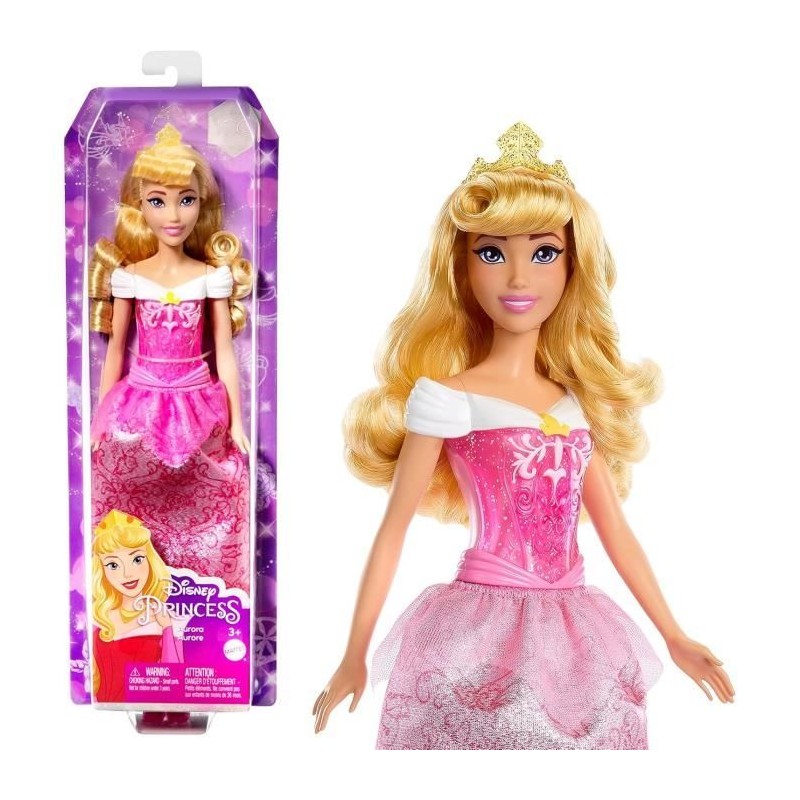 Aurore Poupée 29 cm, Mattel Poupée Disney Princesses habillage et ac Aurore Poupée 29 cm, Mattel Poupée Disney Princesses habillage et ac
