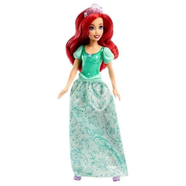 Ariel Poupée 29 cm, Mattel Poupée Disney Princesses habillage et accessoires HLW10