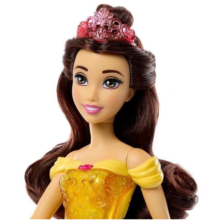 Belle Poupée 29 cm, Mattel Poupée Disney Princesses habillage et accessoires HLW11 Belle Poupée 29 cm, Mattel Poupée Disney Princesses habillage et accessoires HLW11