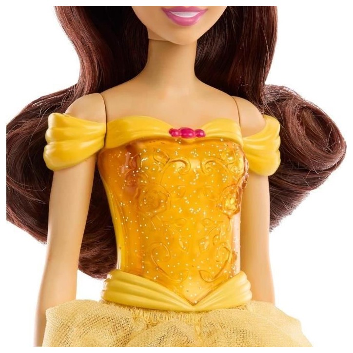 Belle Poupée 29 cm, Mattel Poupée Disney Princesses habillage et accessoires HLW11 Belle Poupée 29 cm, Mattel Poupée Disney Princesses habillage et accessoires HLW11