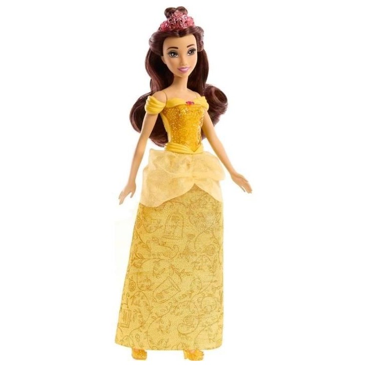 Belle Poupée 29 cm, Mattel Poupée Disney Princesses habillage et accessoires HLW11 Belle Poupée 29 cm, Mattel Poupée Disney Princesses habillage et accessoires HLW11