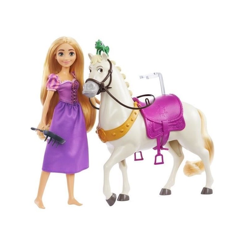 Disney-Princesses Disney-Raiponce et Maximus-Coffret HLW23 Disney-Princesses Disney-Raiponce et Maximus-Coffret HLW23