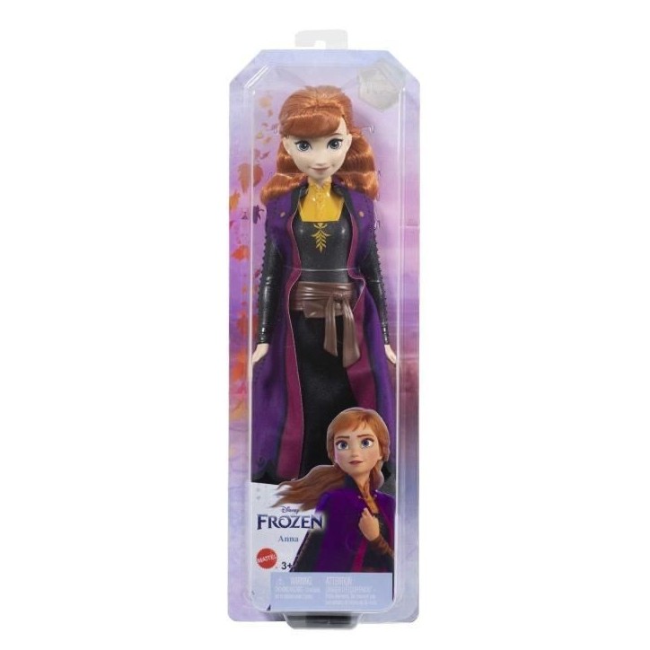 La Reine des Neiges 2-Anna-Mattel Poupée Disney avec habillage et accessoires HLW50