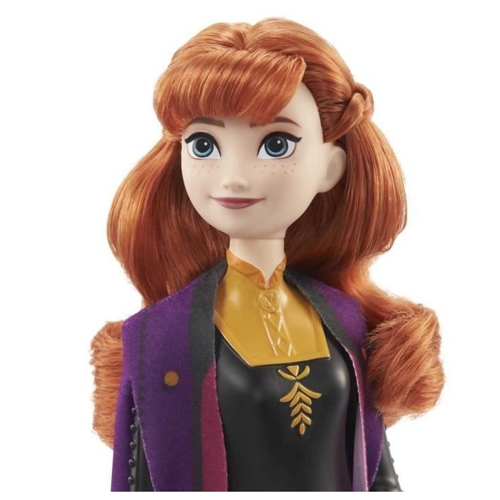 La Reine des Neiges 2-Anna-Mattel Poupée Disney avec habillage et accessoires HLW50
