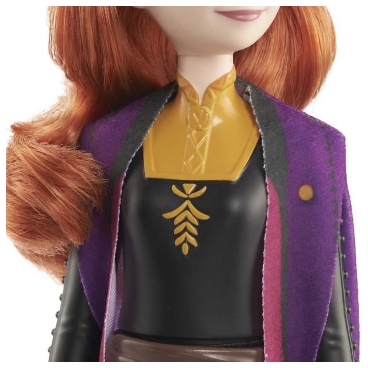 La Reine des Neiges 2-Anna-Mattel Poupée Disney avec habillage et accessoires HLW50