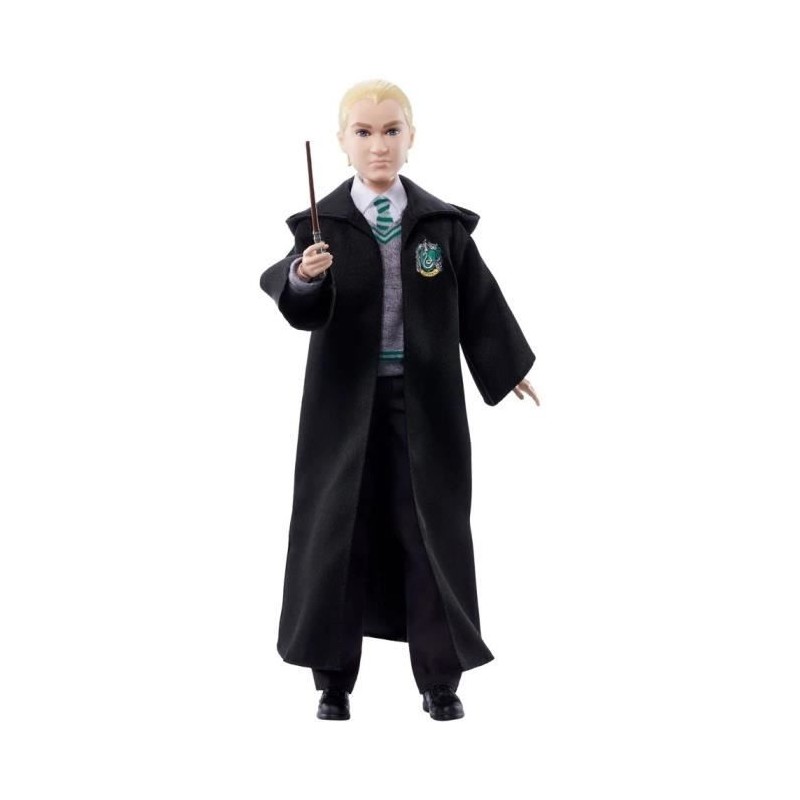 Harry Potter-Drago Malefoy-Poupée avec habillage et accessoire HMF35 Harry Potter-Drago Malefoy-Poupée avec habillage et accessoire HMF35