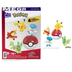 MEGA-Pokémon-Coffret construction 4 figurines et 1 Poké Ball (79 