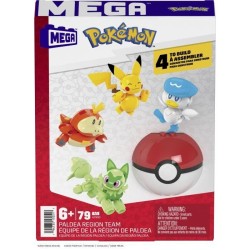 MEGA-Pokémon-Coffret construction 4 figurines et 1 Poké Ball (79 