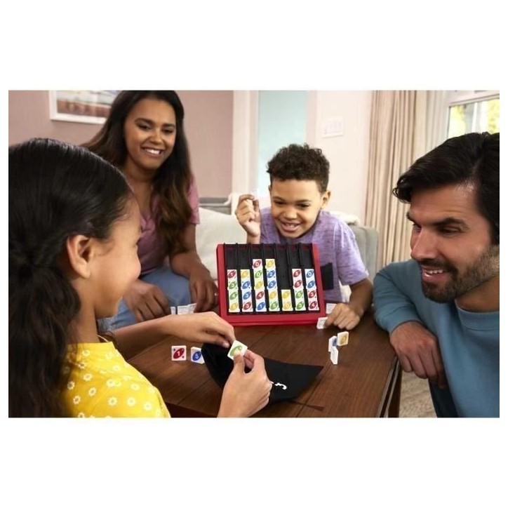 Mattel Games - UNO-Quatro-Jeu pour adulte, soirée en famille et soirée jeux HPF82 Mattel Games - UNO-Quatro-Jeu pour adulte, soirée en famille et soirée jeux HPF82