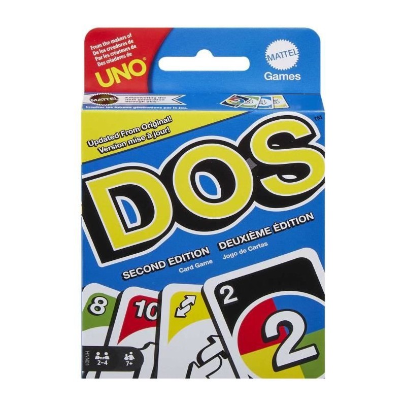 Mattel Games - DOS-Seconde Édition - Jeu de cartes