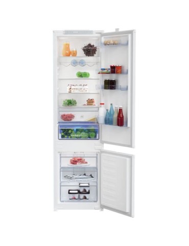 Réfrigérateur combiné BEKO - BCHA306E4SN - portes - intégrable - 289 L (220L+69L) - 193x55x54 cm