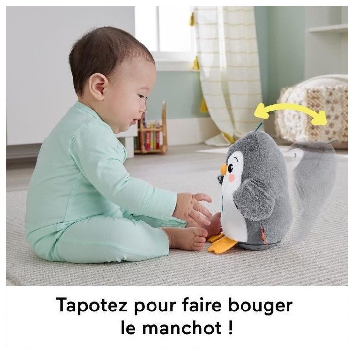 Fisher-Price-Mon Pingouin d'Éveil-Peluche Musicale HNC10 Fisher-Price-Mon Pingouin d'Éveil-Peluche Musicale HNC10