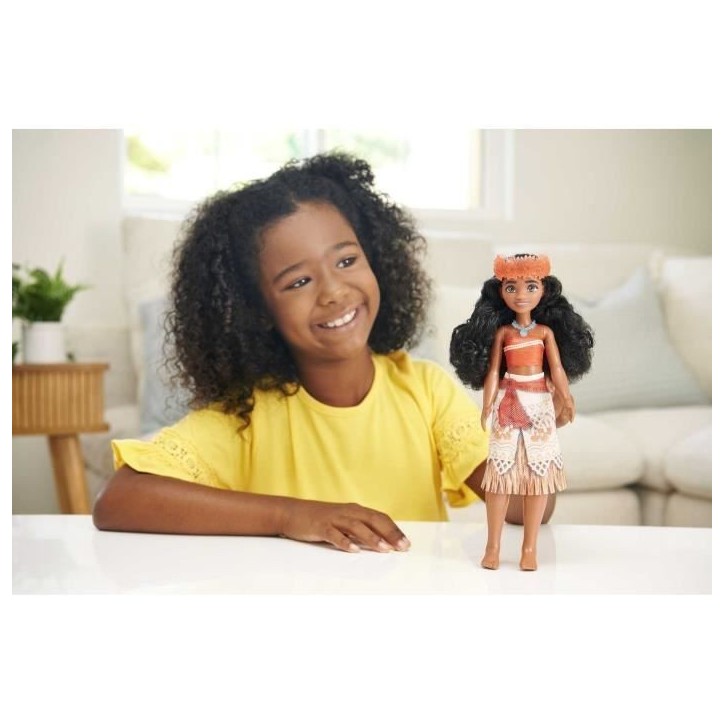 Vaiana Poupée 29 cm, Mattel Poupée Disney Princesses habillage et accessoires HPG68 Vaiana Poupée 29 cm, Mattel Poupée Disney Princesses habillage et accessoires HPG68