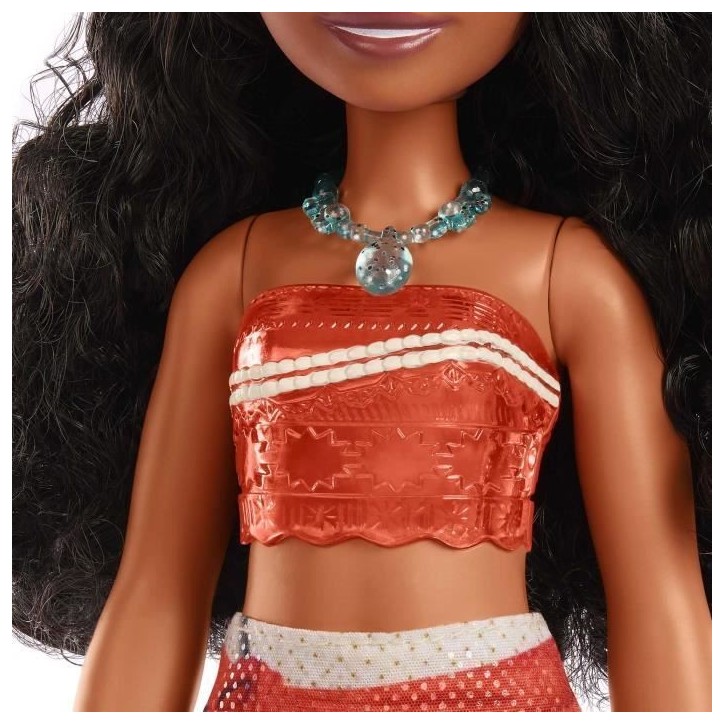 Vaiana Poupée 29 cm, Mattel Poupée Disney Princesses habillage et accessoires HPG68 Vaiana Poupée 29 cm, Mattel Poupée Disney Princesses habillage et accessoires HPG68
