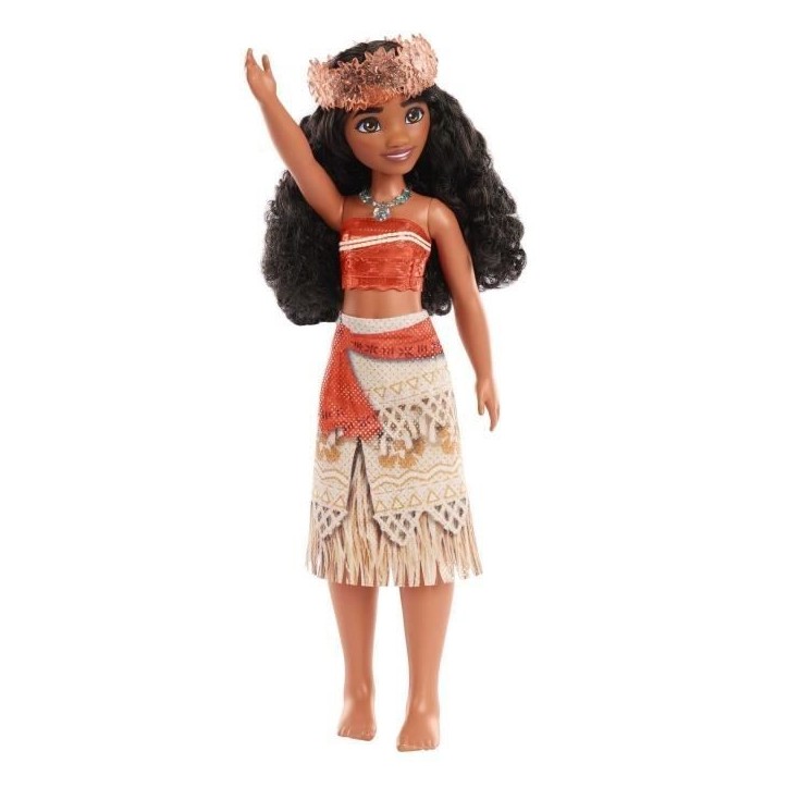 Vaiana Poupée 29 cm, Mattel Poupée Disney Princesses habillage et accessoires HPG68 Vaiana Poupée 29 cm, Mattel Poupée Disney Princesses habillage et accessoires HPG68