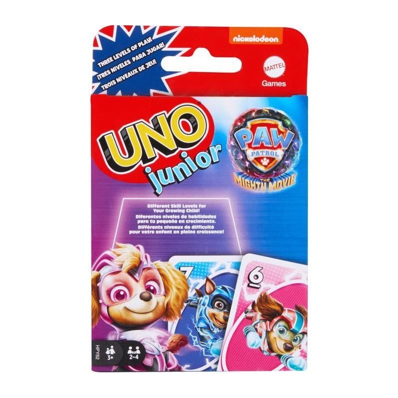 Mattel Games - Uno Junior-Pat' Patrouille : La Super Patrouille-Jeu Mattel Games - Uno Junior-Pat' Patrouille : La Super Patrouille-Jeu