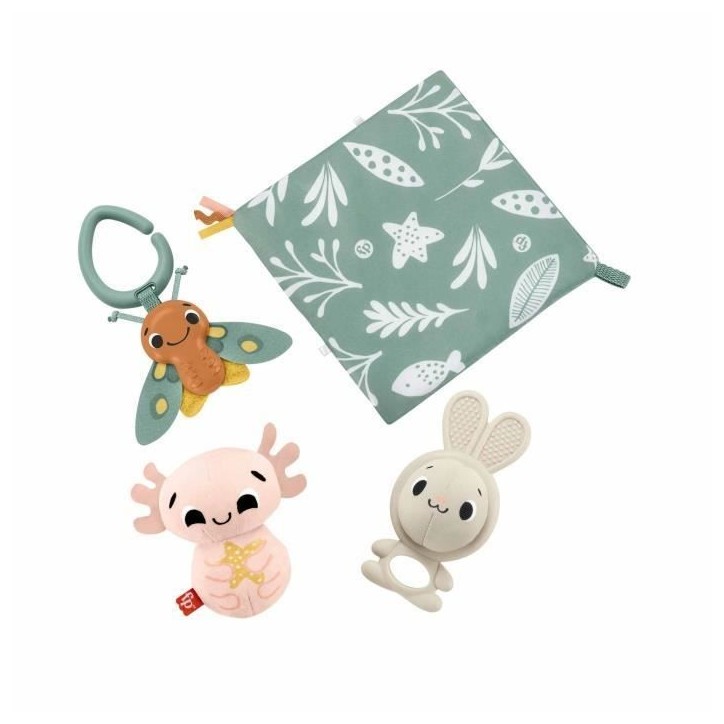 Fisher-Price-Les Sens en éveil - Coffret 4 jouets sensoriels pour bébé - Fisher-Price - HRB17 Fisher-Price-Les Sens en éveil - Coffret 4 jouets sensoriels pour bébé - Fisher-Price - HRB17